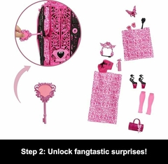 PRÉ ENCOMENDA - Conjunto de bonecas e acessórios Monster High Skulltimate Secrets, Monster Mysteries Draculaura - ORIGINAL na internet