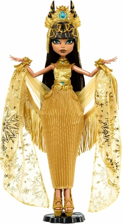 PRÉ ENCOMENDA - Boneca Monster High Howliday, Edição de Inverno Cleo De Nile Colecionável - ORIGINAL