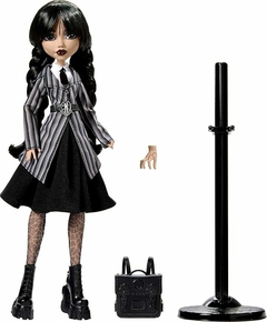 Imagem do PRÉ ENCOMENDA - Boneca Monster High Wednesday e acessórios - ORIGINAL