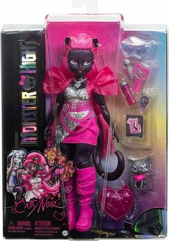 PRÉ ENCOMENDA - Boneca Monster High Catty Noir, Amuleto Werecat - ORIGINAL - Butterflies Perfumes