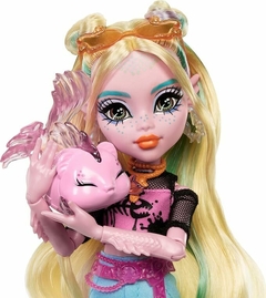PRÉ ENCOMENDA - Boneca Monster High Lagoona Azul com camiseta de malha e calça cargo - ORIGINAL - comprar online