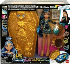 PRÉ ENCOMENDA - Boneca Monster High e acessórios, Cleo De Nile Golden Glam - ORIGINAL na internet