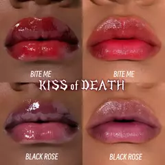 PRÉ ENCOMENDA - Óleos labiais KISS of DEATH Bloody - MAKEUP A MURDER - comprar online