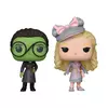 PRÉ ENCOMENDA, Funko POP! Filmes Wicked Elphaba e Glinda em Shiz Uniforme Figuras de vinil - 2pk