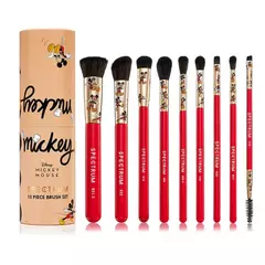 PRÉ ENCOMENDA, Conjunto de pincéis de maquiagem Mickey Mouse com 10 peças - SPECTRUM