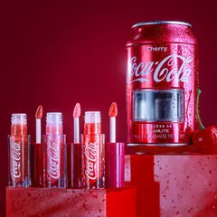 PRÉ ENCOMENDA, Conjunto 3 Gloss Labial CoCa-Cola X Glamlite