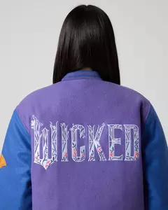PRÉ ENCOMENDA - Wicked: For Good, Jaqueta Glinda Varsity - By Sammi Ryan na internet