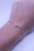Pulseira Coração Cruz cravejada