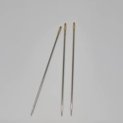 AGUJA RECTA 9 cm largo x 3 u