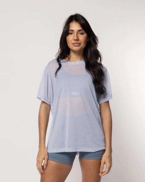 Blusa de Tule Azul Polar - comprar online
