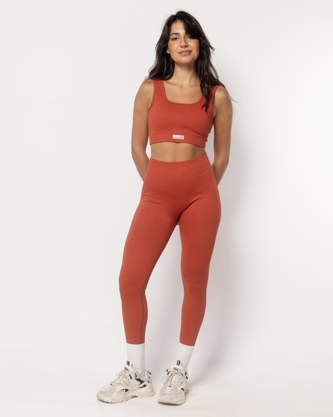 Conjunto Legging Essential Terracota - comprar online