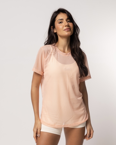 Blusa de Tule Pêssego - comprar online