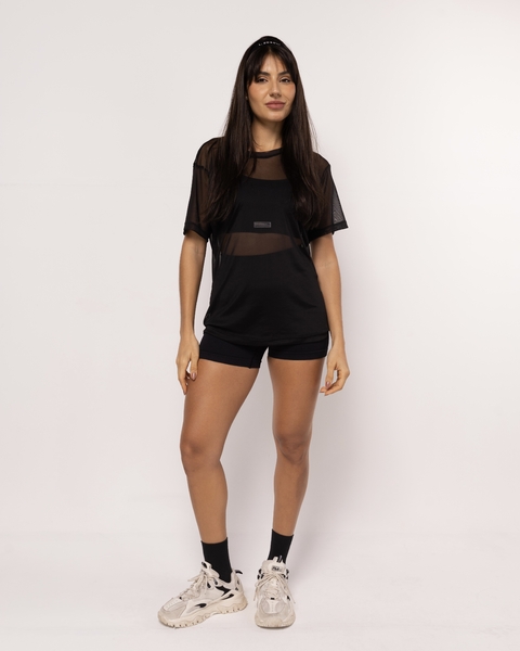 Blusa de Tule Preta