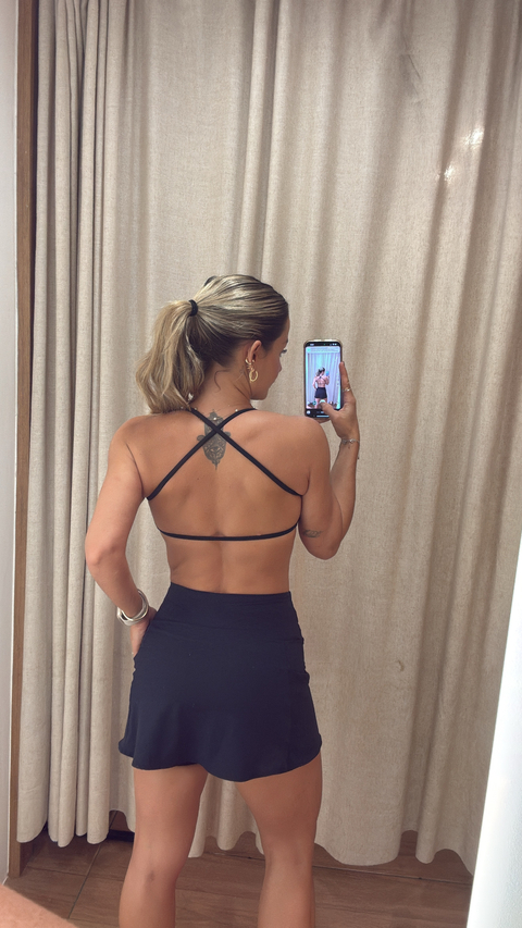 Top Cruzado Preto - comprar online