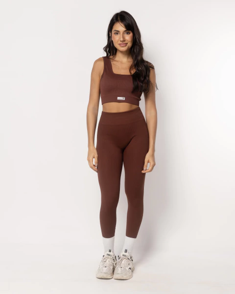 Conjunto Legging Essential Coffee - comprar online