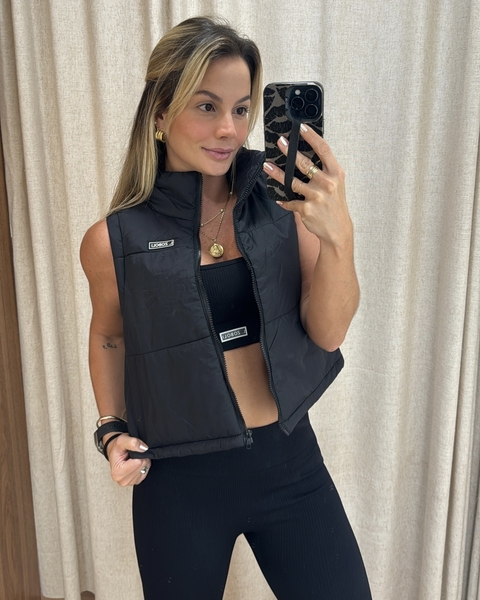 Colete Puffer Preto