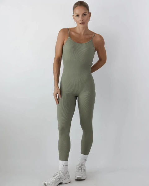 Macacão Seamless Redlight Verde Pistache