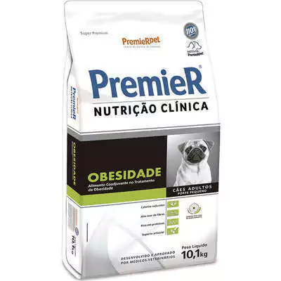Premier Nutrição Clínica Obesidade Cães Adultos Porte Pequeno