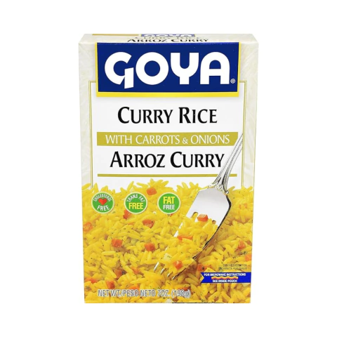 Arroz Curry Con Zanahorias Y Cebolla 198g. Goya - comprar online