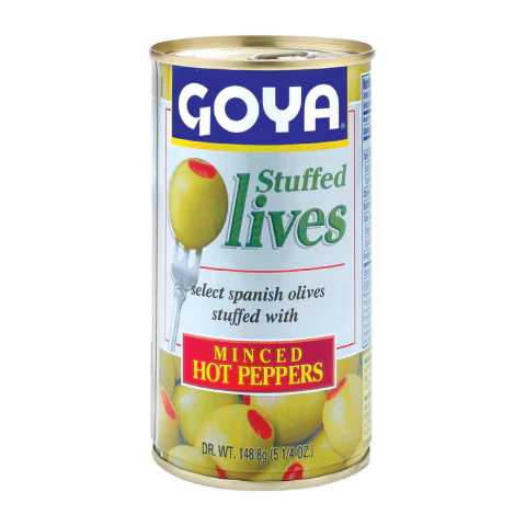 Aceitunas Rellenas con Pimientos Picantes 148,8g. Goya - comprar online