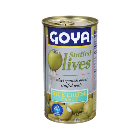 Aceitunas Rellenas con Queso Azul 149g. Goya - comprar online