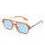 Óculos Bianca Lente Azul Armação Laranja | Gala Glasses