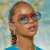Óculos Bianca Lente Azul Armação Laranja | Gala Glasses - comprar online