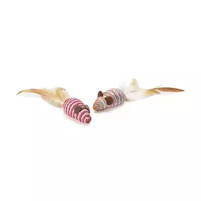 Brinquedos de Papelão para Gatos - Conjunto 2 Ratinhos - Mimo