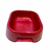 Comedouro Quadrado Pequeno - 400ml - Vermelho - Alvorada Pet