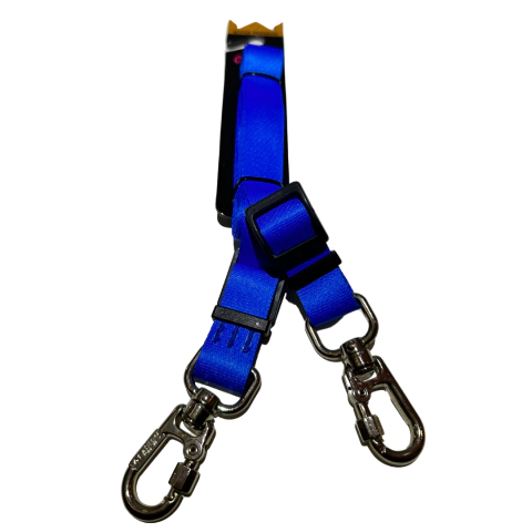 Guia Dupla para 2 Cães - Azul - Cindy