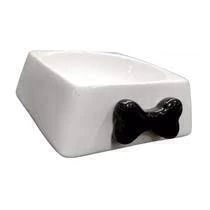 Comedouro de Porcelana Cão Preta 300ml - The Pet's Brasil - comprar online