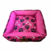 Cama Quadrada Gorgotex com Zíper Ossos e Patas - Rosa - Malukadela - comprar online