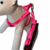 Peitoral Americano com Guia - Rosa - Cindy - Joca Petshop