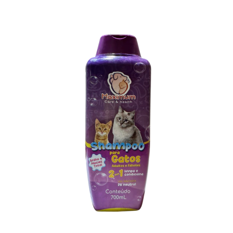 Shampoo para Gatos - 700ml - Maximum