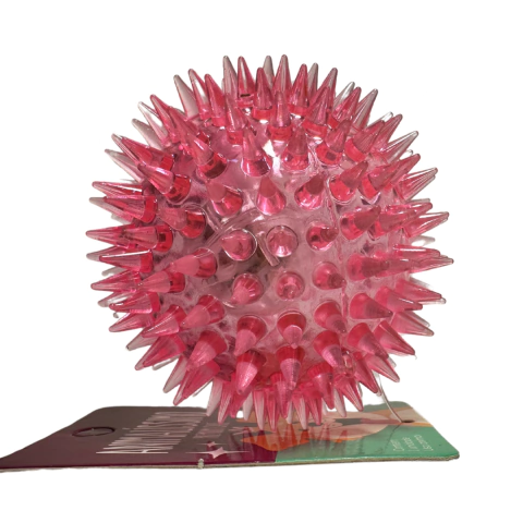 Brinquedo Mordedor Pet Bola Ouriço com Led - Animalíssimo