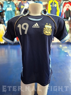 CAMISETA FUTBOL RETRO PREMIUM AFA 2006 AZUL - comprar online