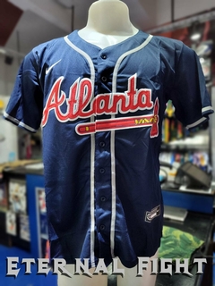 CAMISETA MLB ATLANTA BRAVEZ AZUL N°13