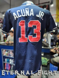 CAMISETA MLB ATLANTA BRAVEZ AZUL N°13 - comprar online