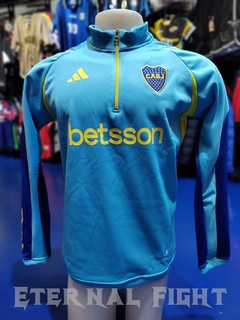 BUZO FUTBOL MEDIO CIERRE BOCA 2024