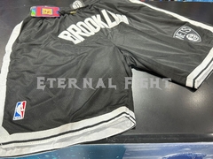 SHORT NBA JUST DON CHICAGO BROOKLYN NETS NEGRO - tienda online