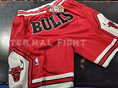 SHORT NBA JUST DON CHICAGO BULLS ROJO