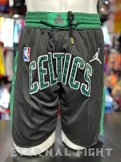 SHORT NBA JUST DON BOSTON CELTICS NEGRO - comprar online