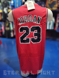 CAMISETA NBA CHICAGO BULLS N°23 ROJA ADULTOS Y NIÑOS en internet