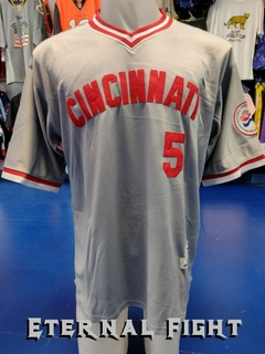 CAMISETA MLB CINCINNATI REDS GRIS N°5