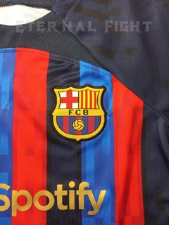 KIT FUTBOL BARCELONA 2023 NIÑO - eternalfightdeporte