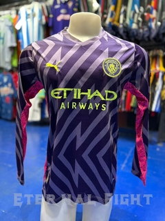 CAMISETA FUTBOL MANCHESTER CITY ARQUERO VIOLETA - comprar online