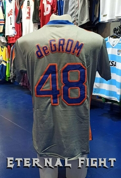 CAMISETA MLB NEW YORK METS GRIS N°48 - comprar online