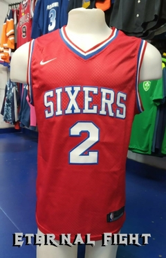 CAMISETA NBA PHILADELPHIA SIXERS N°2 ROJA ADULTOS