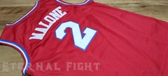 CAMISETA NBA PHILADELPHIA SIXERS N°2 ROJA ADULTOS - tienda online