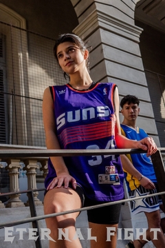 CAMISETA NBA PHOENIX SUNS N°3 VIOLETA ADULTOS - tienda online